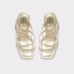 Online ExclusiveAdrocanStrappy Heeled Sandal - Stiletto Heel 11 Online ExclusiveAdrocanStrappy Heeled Sandal - Stiletto Heel -Lightweight Shop adrocan yellow 741 003 029 alt5 sq gy 2000x2000