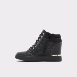AilannahHigh Top Sneaker - Wedge Heel -Lightweight Shop ailannah black 009 002 039 alt2 sq gy 2000x2000