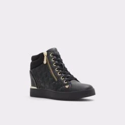 AilannahHigh Top Sneaker - Wedge Heel -Lightweight Shop ailannah black 009 002 039 alt3 sq gy 2000x2000