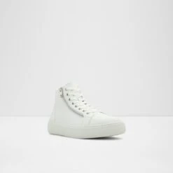 Final Sale - The Item Cannot Be ReturnedAlphaHigh Top Sneaker - Cup Sole -Lightweight Shop alpha white 110 002 033 alt3 sq nt 1200x1200