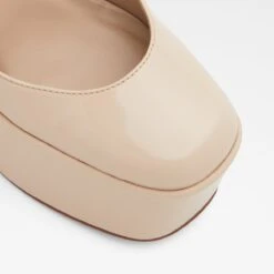 Final Sale - The Item Cannot Be ReturnedCraybaenAnkle Strap Heeled Shoe - Plateforme -Lightweight Shop craybaen beige 270 002 033 alt4 sq nt 1200x1200