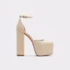 Final Sale - The Item Cannot Be ReturnedCraybaenAnkle Strap Heeled Shoe - Plateforme