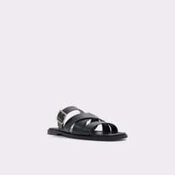 &New NewDampelStrappy Flat Sandal -Lightweight Shop dampel black 009 001 042 alt3 sq gy 2000x2000