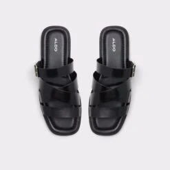 &New NewDampelStrappy Flat Sandal -Lightweight Shop dampel black 009 001 042 alt5 sq gy 2000x2000