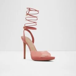 Final Sale - The Item Cannot Be ReturnedDocillaStrappy Heeled Sandal - Stiletto Platform -Lightweight Shop docilla pink 690 002 029 alt3 sq nt 1200x1200