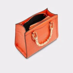 &New NewDrinnaSatchel Bag -Lightweight Shop drinna orange 820 002 004 alt2 sq gy 2000x2000
