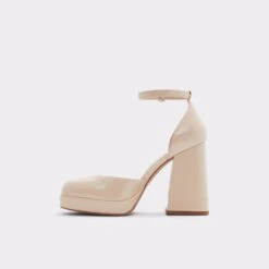 Final Sale - The Item Cannot Be ReturnedEmjayHeeled Mary Janes - Cup Sole -Lightweight Shop emjay beige 270 002 033 alt2 sq gy 2000x2000