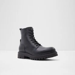 Final Sale - The Item Cannot Be ReturnedFalconerLace-up Boot - Lug Sole -Lightweight Shop falconer black 001 001 043 alt3 sq nt 1200x1200