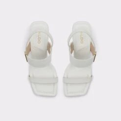 &New NewFidlesStrappy Heeled Sandal -Lightweight Shop fidles white 100 001 043 alt5 sq gy 2000x2000