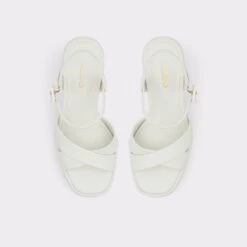 SaleGisellStrappy Heeled Sandal - Platform 11 SaleGisellStrappy Heeled Sandal - Platform -Lightweight Shop gisell white 121 001 043 alt5 sq gy 2000x2000