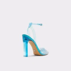 DISNEY X ALDOGlassslipperStrappy Heeled Shoe -Lightweight Shop glassslipper blue 440 002 020 alt1 sq gy 2000x2000