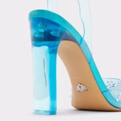 DISNEY X ALDOGlassslipperStrappy Heeled Shoe -Lightweight Shop glassslipper blue 440 002 020 alt4 sq gy 2000x2000