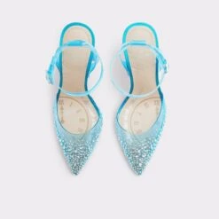 DISNEY X ALDOGlassslipperStrappy Heeled Shoe -Lightweight Shop glassslipper blue 440 002 020 alt5 sq gy 2000x2000