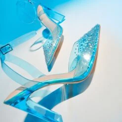 DISNEY X ALDOGlassslipperStrappy Heeled Shoe -Lightweight Shop glassslipper blue 440 002 020 look part sq nt 4800x4800