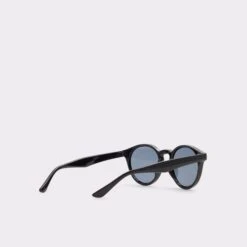 GraewienRound Sunglasses -Lightweight Shop graewien black 001 alt2 sq gy 2000x2000