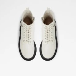 Final Sale - The Item Cannot Be ReturnedGrandeurCombat Boots - Lug Sole -Lightweight Shop grandeur white 115 001 043 alt5 sq nt 1200x1200