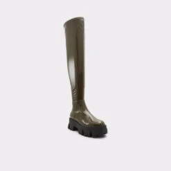Final Sale - The Item Cannot Be ReturnedGrandmodeOver-the-knee Boot - Lug Sole -Lightweight Shop grandmode beige 250 002 033 alt3 sq gy 2000x2000