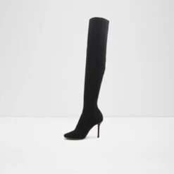 Final Sale - The Item Cannot Be ReturnedHalobrennonOver-the-knee Boot - Stiletto Heel -Lightweight Shop halobrennon black 001 003 017 alt2 sq nt 1200x1200