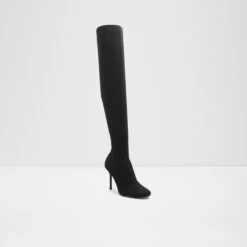Final Sale - The Item Cannot Be ReturnedHalobrennonOver-the-knee Boot - Stiletto Heel -Lightweight Shop halobrennon black 001 003 017 alt3 sq nt 1200x1200