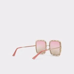HaudepinSquare Sunglasses -Lightweight Shop haudepin pink 690 alt2 sq gy 2000x2000