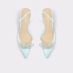 Online ExclusiveHiltinStrappy Heeled Shoe - Kitten Heel -Lightweight Shop hiltin blue 460 002 020 alt5 sq gy 2000x2000