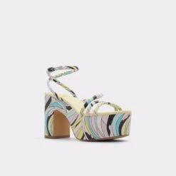 SaleJhansiStrappy Heeled Sandal - Platform -Lightweight Shop jhansi multi 963 002 038 alt3 sq gy 2000x2000