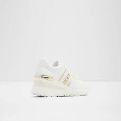 Final Sale - The Item Cannot Be ReturnedLaroseWedge Sneaker - Wedge Heel -Lightweight Shop larose white 110 002 029 alt1 sq nt 1200x1200