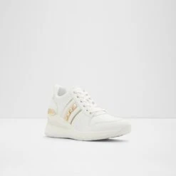 Final Sale - The Item Cannot Be ReturnedLaroseWedge Sneaker - Wedge Heel -Lightweight Shop larose white 110 002 029 alt3 sq nt 1200x1200