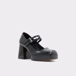 Pillow WalkMandaHeeled Mary Janes - Block Heel -Lightweight Shop manda black 001 002 033 alt2 sq gy 2000x2000