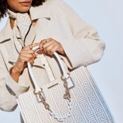 &New NewMaraxSatchel Tote Bag -Lightweight Shop marax white 112 002 029 look part sq nt 1200x1200