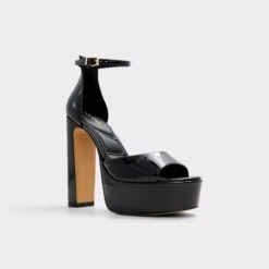 &New NewNissaStrappy Heeled Sandal - Platform -Lightweight Shop nissa black 001 002 033 alt3 sq gy 2000x2000