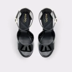 &New NewNissaStrappy Heeled Sandal - Platform -Lightweight Shop nissa black 001 002 033 alt5 sq gy 2000x2000