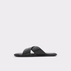 OmerStrappy Flat Sandal -Lightweight Shop omer black 001 001 008 alt2 sq gy 2000x2000