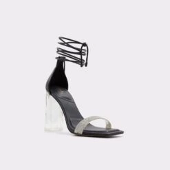 Final Sale - The Item Cannot Be ReturnedOnardonitaHeeled Sandal - Cup Sole -Lightweight Shop onardonita black 009 002 029 alt3 sq gy 2000x2000