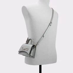 Final Sale - The Item Cannot Be ReturnedPapionneTop Handle Bag -Lightweight Shop papionne silver 040 002 029 alt3 sq gy 2000x2000