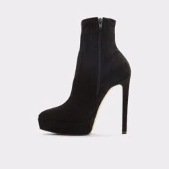 Final Sale - The Item Cannot Be ReturnedPatrickusAnkle Boot - Stiletto Platform -Lightweight Shop patrickus black 007 003 027 alt2 sq gy 2000x2000
