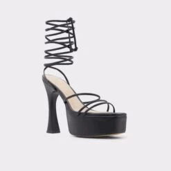 SalePayaStrappy Heeled Sandal - Platform -Lightweight Shop paya black 001 001 043 alt3 sq gy 2000x2000