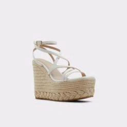 SalePortofinoStrappy Wedge Sandal - Wedge Heel 9 SalePortofinoStrappy Wedge Sandal - Wedge Heel -Lightweight Shop portofino white 100 002 043 alt3 sq gy 2000x2000