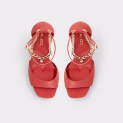 PrisillaStrappy Heeled Sandal - Stiletto Platform -Lightweight Shop prisilla red 640 002 044 alt5 sq gy 2000x2000