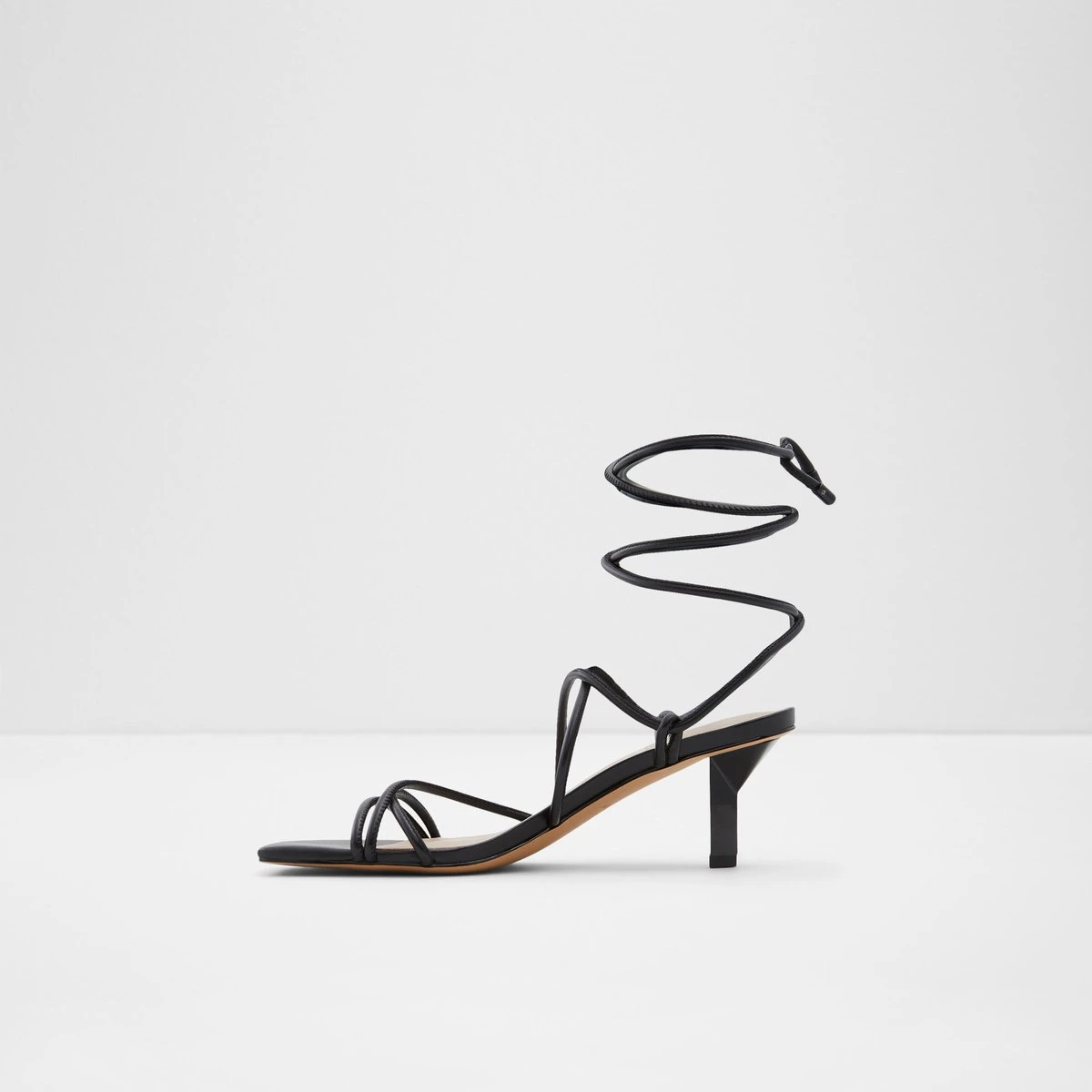 Pillow WalkPythodinaStrappy Heeled Sandal - Kitten Heel 3 Pillow WalkPythodinaStrappy Heeled Sandal - Kitten Heel - Image 3