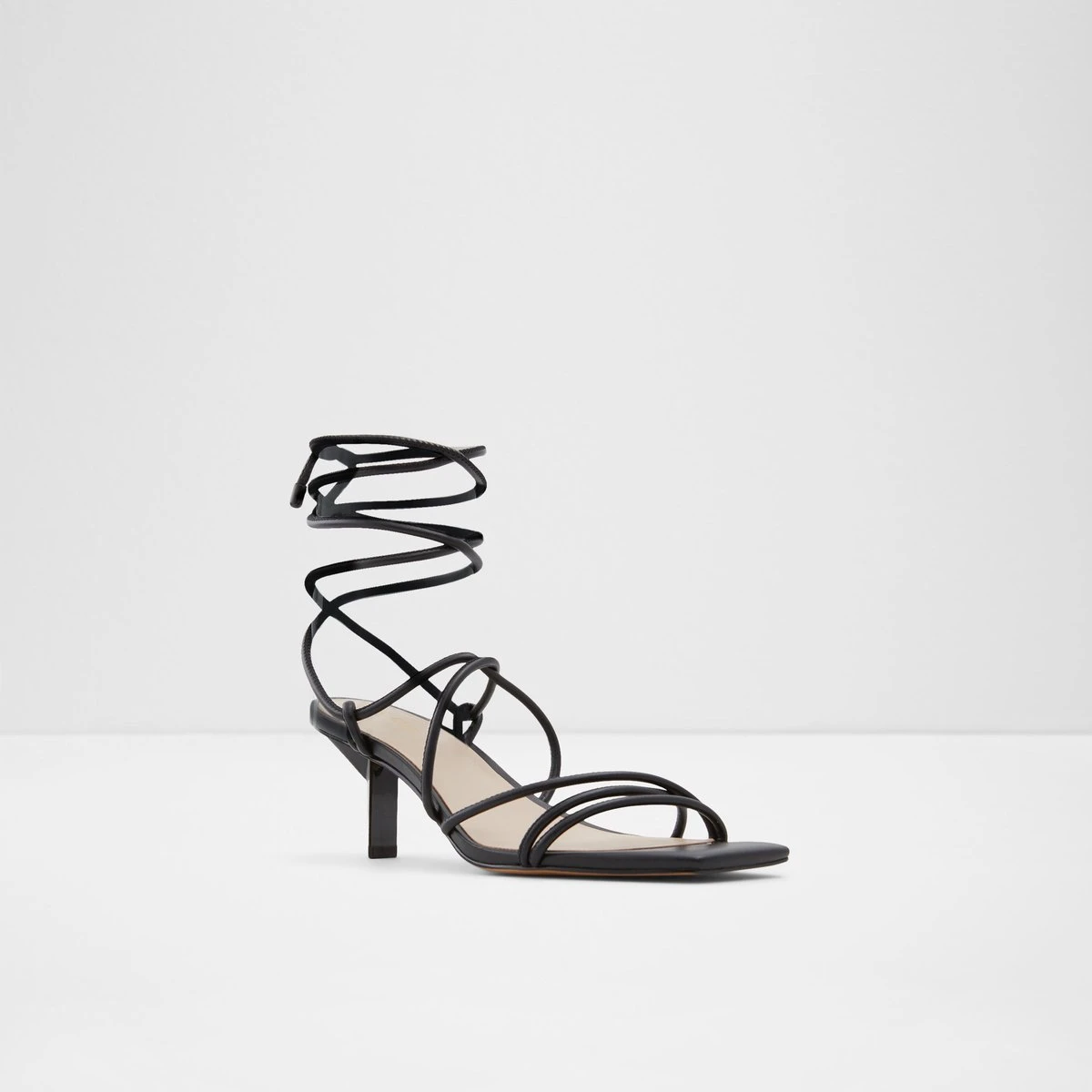 Pillow WalkPythodinaStrappy Heeled Sandal - Kitten Heel 4 Pillow WalkPythodinaStrappy Heeled Sandal - Kitten Heel - Image 4