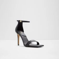 Flexible SolesRenzaStrappy Heeled Sandal - Stiletto Heel -Lightweight Shop renza black 001 001 043 alt3 sq nt 1200x1200