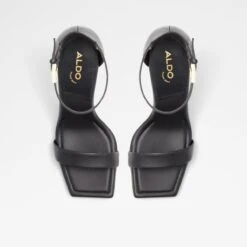 Flexible SolesRenzaStrappy Heeled Sandal - Stiletto Heel -Lightweight Shop renza black 001 001 043 alt5 sq nt 1200x1200