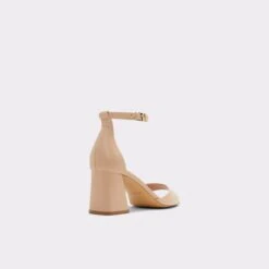 Flexible SolesSafdieAnkle Strap Heeled Sandal - Block Heel -Lightweight Shop safdie beige 270 001 043 alt1 sq gy 2000x2000