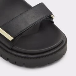 SanddyWedge Sandal - Lug Sole -Lightweight Shop sanddy black 001 001 043 alt4 sq gy 2000x2000