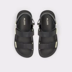 SanddyWedge Sandal - Lug Sole -Lightweight Shop sanddy black 001 001 043 alt5 sq gy 2000x2000