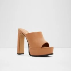 SavillaHeeled Mule - Plateforme -Lightweight Shop savilla beige 251 002 033 alt3 sq nt 1200x1200