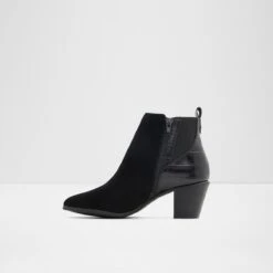 Final Sale - The Item Cannot Be ReturnedSavunChelsea Boot - Block Heel -Lightweight Shop savun black 007 001 029 alt2 sq nt 1200x1200