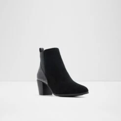 Final Sale - The Item Cannot Be ReturnedSavunChelsea Boot - Block Heel -Lightweight Shop savun black 007 001 029 alt3 sq nt 1200x1200