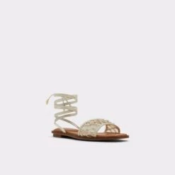 &New NewSeazenStrappy Flat Sandal -Lightweight Shop seazen white 110 002 029 alt3 sq gy 2000x2000